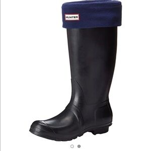 Hunter Navy Boot Cuff Socks​​​​​​​​​